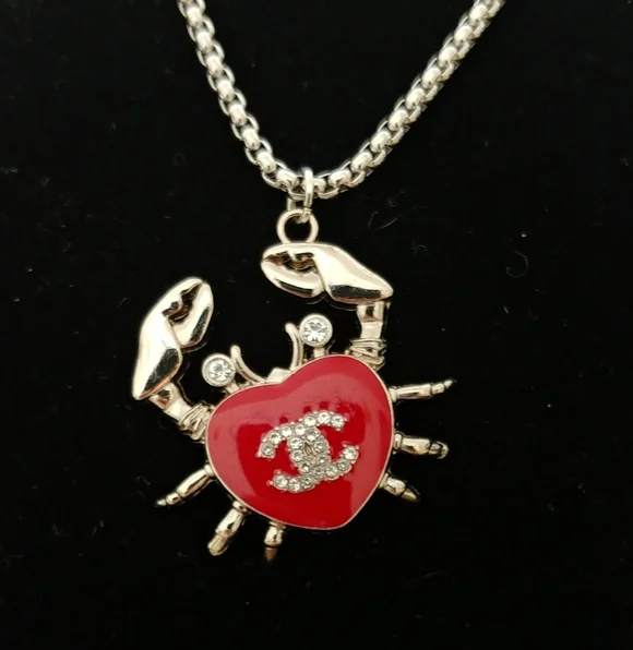 Zipper Pull Pendant Necklace - Picture 2 of 6